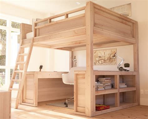 loft bed with storage stairs and desk